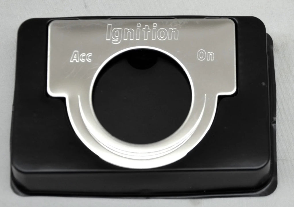 Switch Plate for Peterbilt Ignition Key Acc/On Stainless Block Letter GG#68628