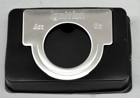 Switch Plate for Peterbilt Ignition Key Acc/On Stainless Block Letter GG#68628