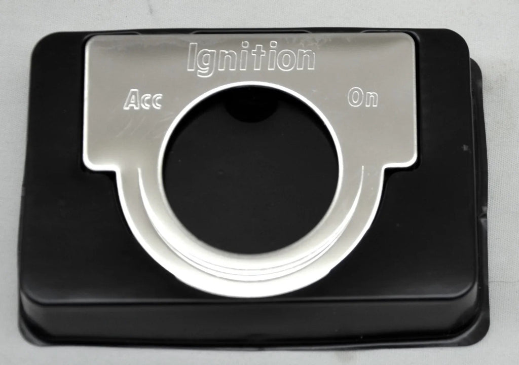 Switch Plate for Peterbilt Ignition Key Acc/On Stainless Block Letter GG#68628