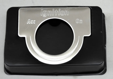 Switch Plate for Peterbilt Ignition Key Acc/On Stainless Block Letter GG#68628