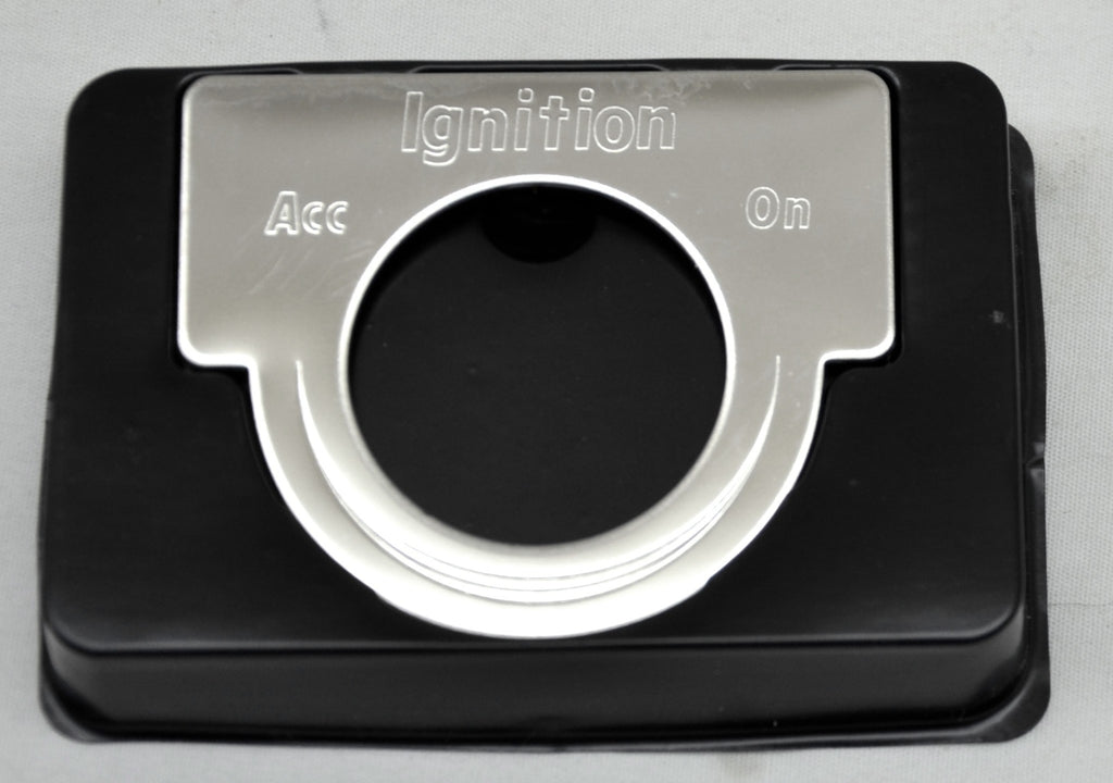 Switch Plate for Peterbilt Ignition Key Acc/On Stainless Block Letter GG#68628