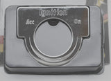 Switch Plate for Peterbilt Ignition Key Acc/On Stainless Block Letter GG#68628