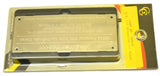 Dash Plate for Kenworth-Attention Shutdown Override Stainless Steel GG#68629