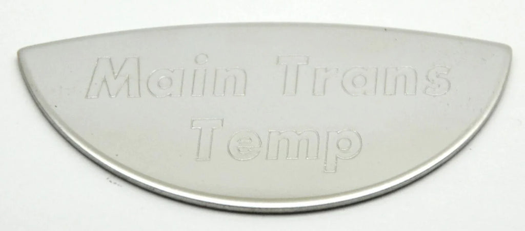 GG Gauge Emblem for Kenworth Main Transmission Temperature Stainless #68642