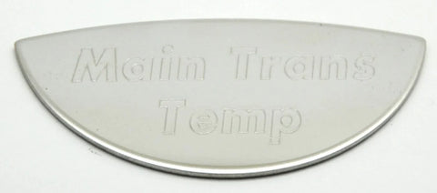 GG Gauge Emblem for Kenworth Main Transmission Temperature Stainless #68642