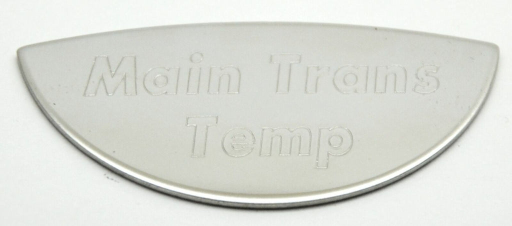 GG Gauge Emblem for Kenworth Main Transmission Temperature Stainless #68642
