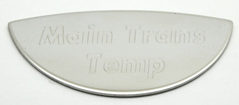 GG Gauge Emblem for Kenworth Main Transmission Temperature Stainless #68642