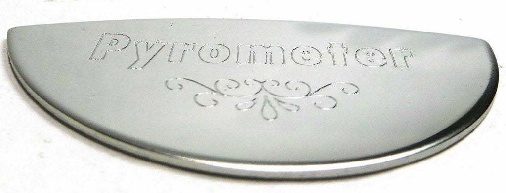 GG Gauge Emblem for Kenworth Pyrometer Stainless Steel Block Letters #68645