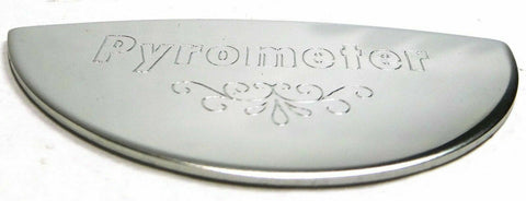 GG Gauge Emblem for Kenworth Pyrometer Stainless Steel Block Letters #68645