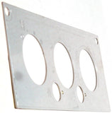 A/C Heater HVAC Plate for Kenworth W900 T800 T600 3 Knob 2 Hole Stainless Steel