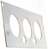 A/C Heater HVAC Plate for Kenworth W900 T800 T600 3 Knob 2 Hole Stainless Steel