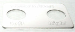 Switch Plate for Freightliner Power Mirrors Left/Right Stainless Steel GG#68742