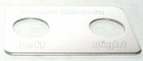 Switch Plate for Freightliner Power Mirrors Left/Right Stainless Steel GG#68742