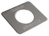 Switch Plate for Freightliner Engine Override Stainless Block Lettering GG#68751