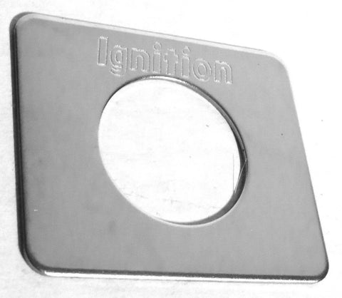 Switch Plate for Freightliner Ignition Key Stainless Steel GG#68754