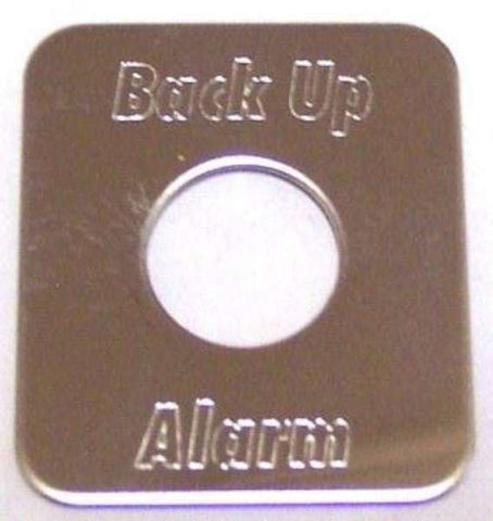 GG Switch Plate for Freightliner Back Up Alarm Stainless Steel #68760