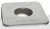 Switch Plate for Freightliner Heated Mirror On/ Off Stainless Steel GG#68765