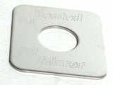 Switch Plate for Freightliner Heated Mirror On/ Off Stainless Steel GG#68765