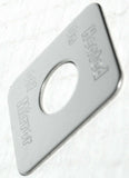 Switch Plate for Freightliner Heated Mirror On/ Off Stainless Steel GG#68765