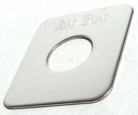 Switch Plate for Freightliner Inc/ Dec Stainless Steel GG#68766