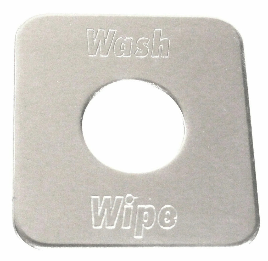 GG Toggle Switch Plate for Freightliner Washer/Wiper Stainless Steel #68774