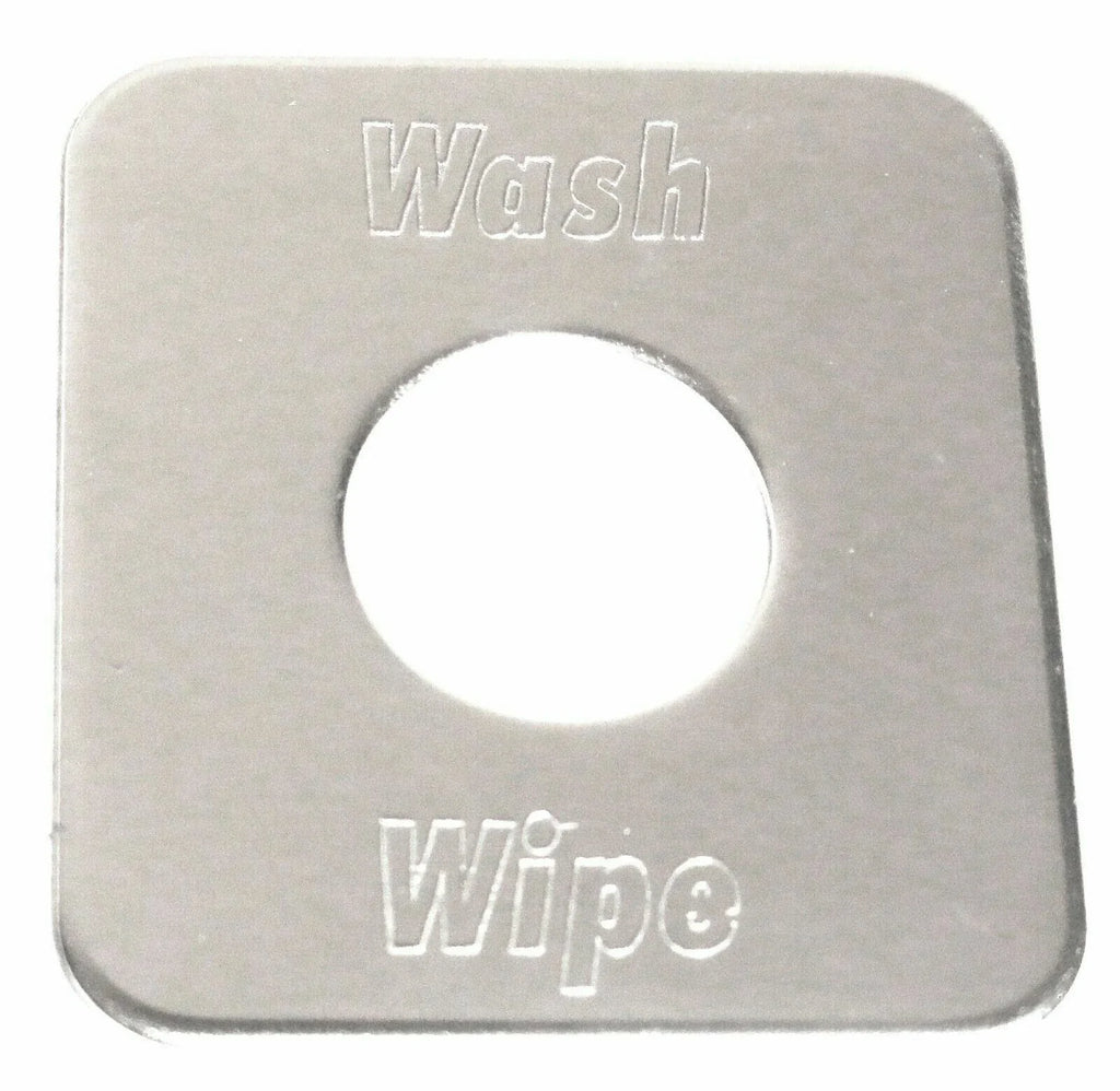 GG Toggle Switch Plate for Freightliner Washer/Wiper Stainless Steel #68774