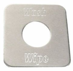 GG Toggle Switch Plate for Freightliner Washer/Wiper Stainless Steel #68774