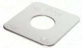 GG Switch Plate for Freightliner Fog Light On/Off Stainless Block Letters #68777