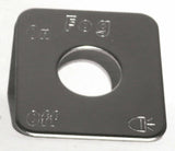 GG Switch Plate for Freightliner Fog Light On/Off Stainless Block Letters #68777