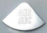 GG Gauge Emblem for Freightliner Air Sec Stainless Steel Block Letters #68789