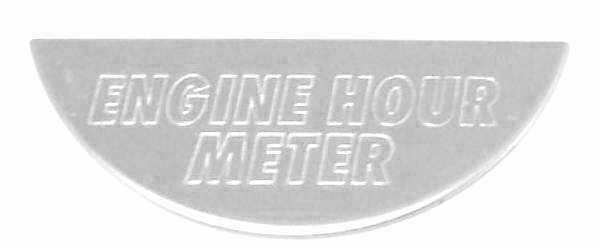 GG Gauge Emblem for Freightliner Engine Hour Meter Stainless Steel #68813