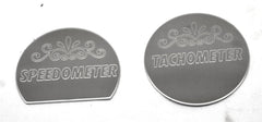 Gauge Emblem for Freightliner Speedometer & Tachometer Stainless Steel GG#68830