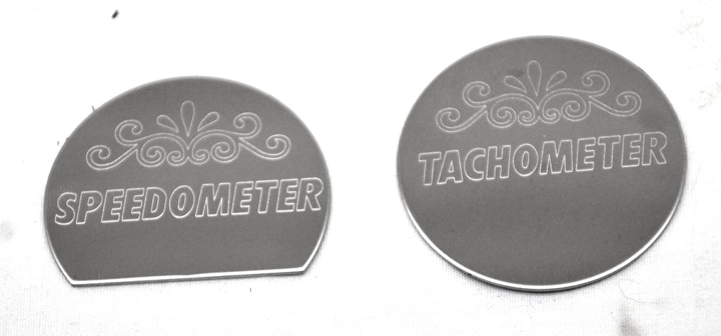 Gauge Emblem for Freightliner Speedometer & Tachometer Stainless Steel GG#68830