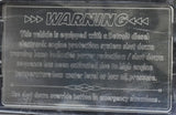 Dash Plate for Freightliner Shut Down Override Detroit Stainless Steel GG#68842