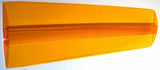 Light Lens Sleeper Light for 379 Peterbilt Bunk Amber Plastic 18 3/4 #68870 Each