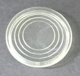 Dome Light Lens for Cab or Sleeper Peterbilt 2006+ Clear 1-9/16" GG#68972 Each