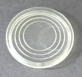 Dome Light Lens for Cab or Sleeper Peterbilt 2006+ Clear 1-9/16" GG#68972 Each