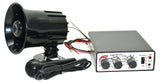 Electronic Horn Animal & Alarm 12 volt 35 Sounds PA System With Mic GG#69970