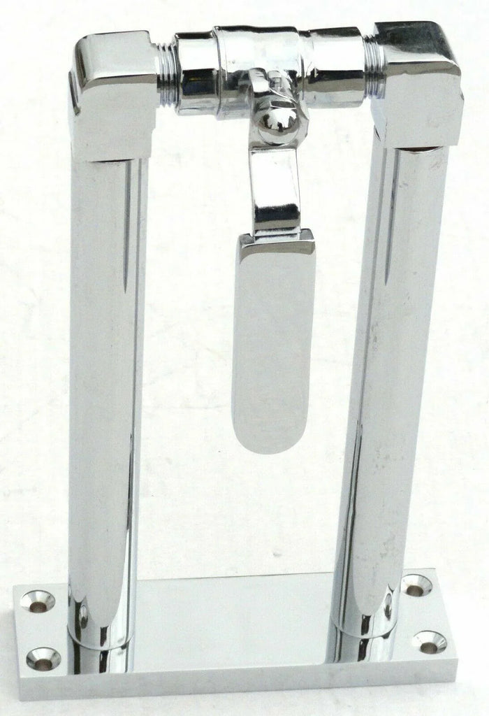 GG Train Horn Air Valve Floor Mount Stand Chrome & Brass 7" Tall #69979