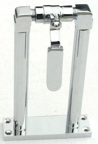 GG Train Horn Air Valve Floor Mount Stand Chrome & Brass 7" Tall #69979