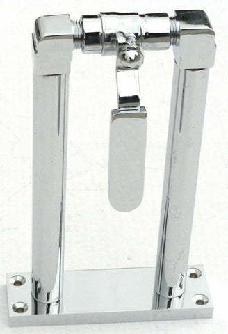 GG Train Horn Air Valve Floor Mount Stand Chrome & Brass 7" Tall #69979