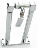 GG Train Horn Air Valve Floor Mount Stand Chrome & Brass 7" Tall #69979