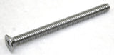 train horn floor mount stand screws(4) chrome plated 3" long 1/4" diameter