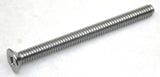 train horn floor mount stand screws(4) chrome plated 3" long 1/4" diameter