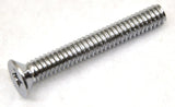 train horn floor mount stand screws(4) chrome plated 1 5/8" long 1/4" diameter
