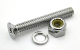 train horn floor mount stand screws(4) chrome plated 1 5/8" long 1/4" diameter