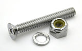 train horn floor mount stand screws(4) chrome plated 1 5/8" long 1/4" diameter