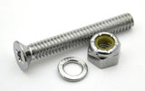 train horn floor mount stand screws(4) chrome plated 1 5/8" long 1/4" diameter