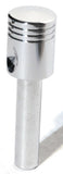 Door Lock Knobs Piston Style Chrome with Inside Threads 10-32 UP#70035-Pair