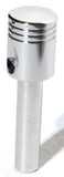 Door Lock Knobs Piston Style Chrome with Inside Threads 10-32 UP#70035-Pair